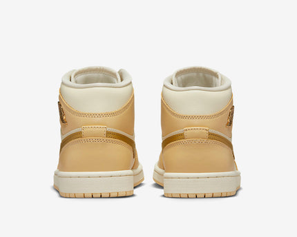 Men's Air Jordan 1 Mid 'Pale Vanilla' Shoes