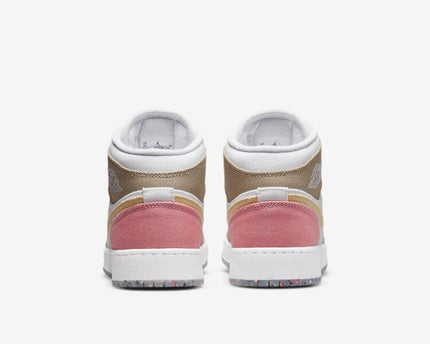 Men's Air Jordan 1 Mid 'Pastel Pink' Shoes