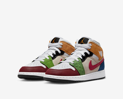 Men's Air Jordan 1 Mid 'Patchwork' Shoes