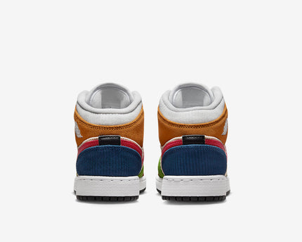 Men's Air Jordan 1 Mid 'Patchwork' Shoes