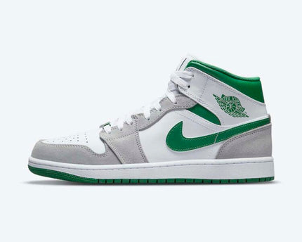 Men's Air Jordan 1 Mid 'Pine Green' Shoes