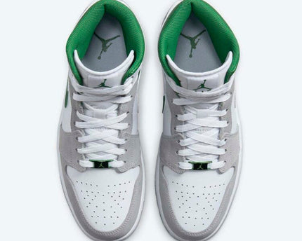 Men's Air Jordan 1 Mid 'Pine Green' Shoes