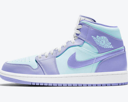 Men's Air Jordan 1 Mid 'Purple Pulse' Shoes