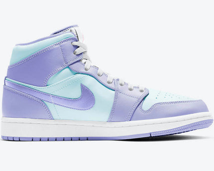 Men's Air Jordan 1 Mid 'Purple Pulse' Shoes