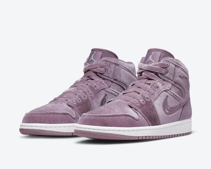 Copy of Men's Air Jordan 1 Mid 'Purple Smoke' Shoes