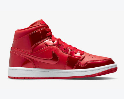 Men's Air Jordan 1 Mid 'Red Pomegranate' Shoes