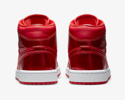 Men's Air Jordan 1 Mid 'Red Pomegranate' Shoes