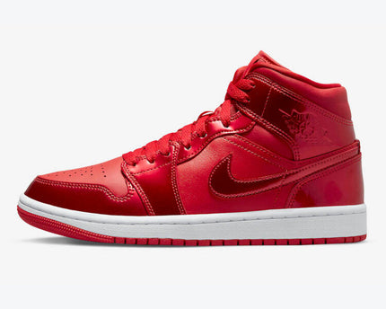 Men's Air Jordan 1 Mid 'Red Pomegranate' Shoes