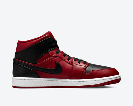 Men's Air Jordan 1 Mid 'Reverse Bred' Shoes