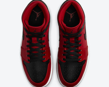 Men's Air Jordan 1 Mid 'Reverse Bred' Shoes