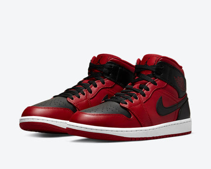 Men's Air Jordan 1 Mid 'Reverse Bred' Shoes