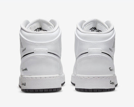 Men's Air Jordan 1 Mid 'Schematic' Shoes