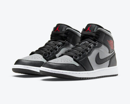 Men's Air Jordan 1 Mid 'Shadow Red' Shoes