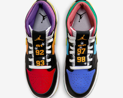 Men's Air Jordan 1 Mid 'Six Championships' Shoes