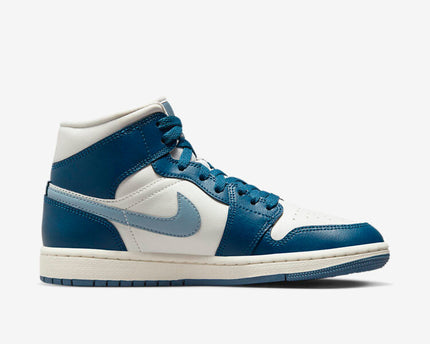 Men's Air Jordan 1 Mid 'Sky J French Blue' Shoes