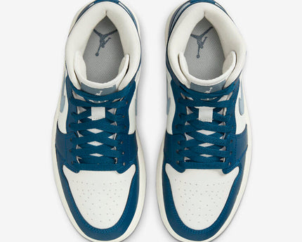 Men's Air Jordan 1 Mid 'Sky J French Blue' Shoes