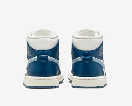 Men's Air Jordan 1 Mid 'Sky J French Blue' Shoes