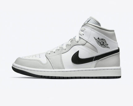 Men's Air Jordan 1 Mid 'Smoke Grey' Shoes