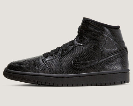 Men's Air Jordan 1 Mid 'Snakeskin' Shoes