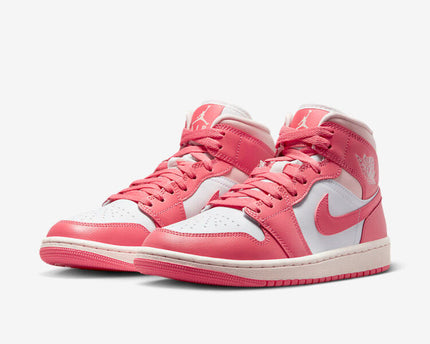 Men's Air Jordan 1 Mid 'Strawberries and Cream' Shoes