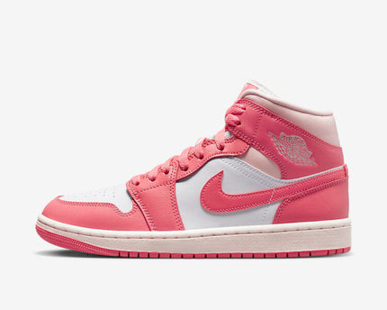 Men's Air Jordan 1 Mid 'Strawberries and Cream' Shoes