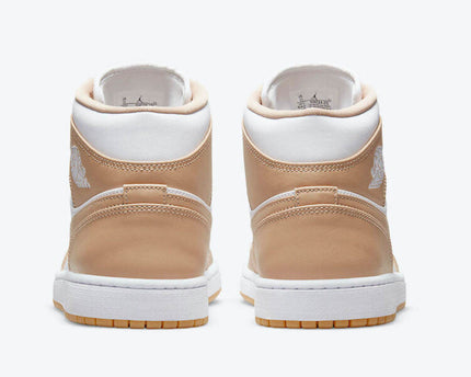 Men's Air Jordan 1 Mid 'Tan Gum' Shoes