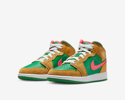 Men's Air Jordan 1 Mid 'Teddy Bears' Shoes