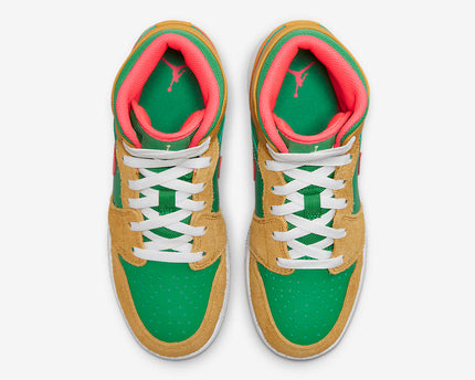 Men's Air Jordan 1 Mid 'Teddy Bears' Shoes