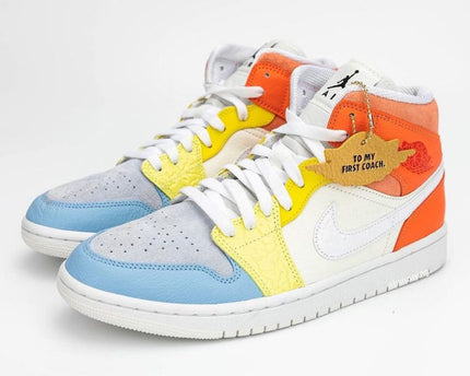 Men's Air Jordan 1 Mid 'To My First Coach' Shoes