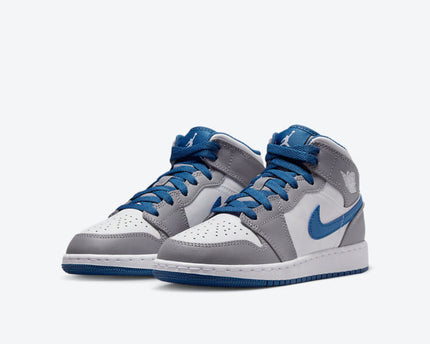 Men's Air Jordan 1 Mid 'True Blue' Shoes
