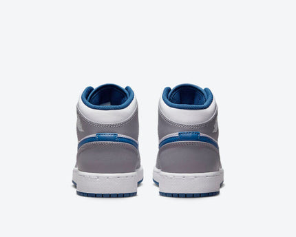 Men's Air Jordan 1 Mid 'True Blue' Shoes