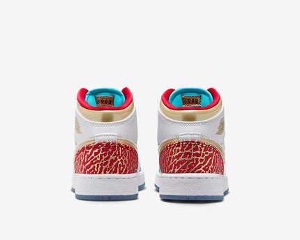 Men's Air Jordan 1 Mid 'UNC to Chicago' Shoes