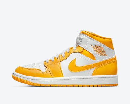 Men's Air Jordan 1 Mid 'University Gold' Shoes