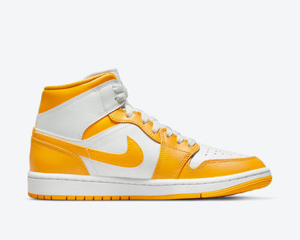 Men's Air Jordan 1 Mid 'University Gold' Shoes