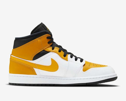 Men's Air Jordan 1 Mid 'University Gold' Shoes