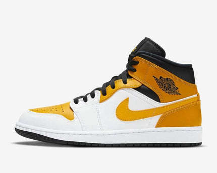 Men's Air Jordan 1 Mid 'University Gold' Shoes