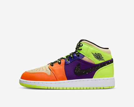 Men's Air Jordan 1 Mid 'Vivid Orange' Shoes