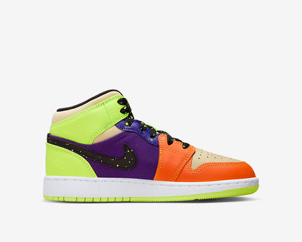 Men's Air Jordan 1 Mid 'Vivid Orange' Shoes