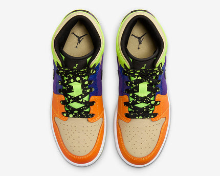 Men's Air Jordan 1 Mid 'Vivid Orange' Shoes