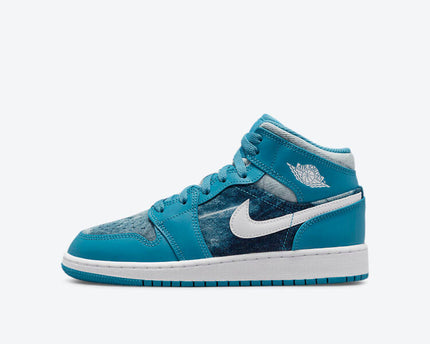 Men's Air Jordan 1 Mid 'Washed Denim' Shoes