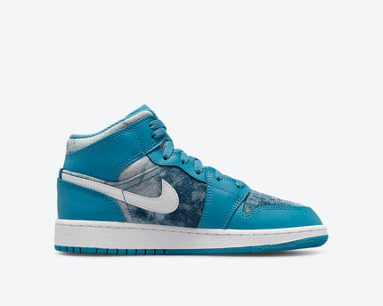 Men's Air Jordan 1 Mid 'Washed Denim' Shoes