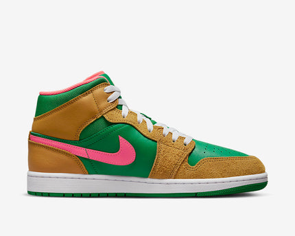 Men's Air Jordan 1 Mid 'Watermelon' Shoes