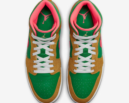 Men's Air Jordan 1 Mid 'Watermelon' Shoes