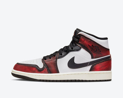 Men's Air Jordan 1 Mid 'Wear Away' Shoes