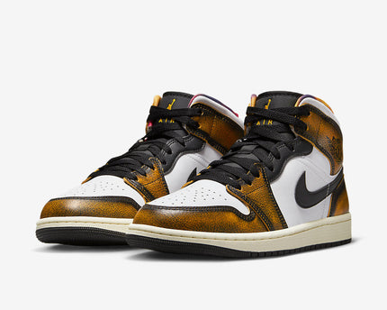 Men's Air Jordan 1 Mid 'Wear Away' Shoes