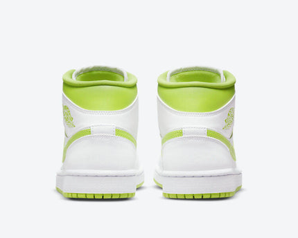 Men's Air Jordan 1 Mid 'White Lime' Shoes