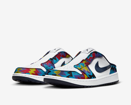 Men's Air Jordan 1 Mule Golf 'Nothing But Net' Shoes