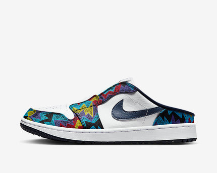 Men's Air Jordan 1 Mule Golf 'Nothing But Net' Shoes