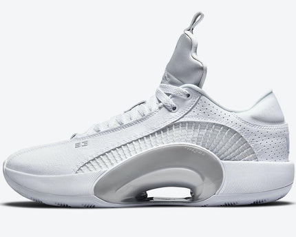 Men's Air Jordan 35 Metallic White Shoes