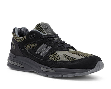 Men's New Balance 991v2 'Olive Green Gray Black' Shoes